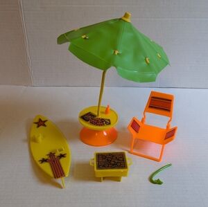 Mattel Vintage Barbie Beach Scene Play Pack 1978